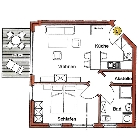 Mr Haus Möwe Ii Whg 05 Rügenglück Mit Balkon Apartment Sellin (Rugen)